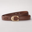 Soft C-Type Smooth Buckle Belt - Versatile Casual Women's Accessory