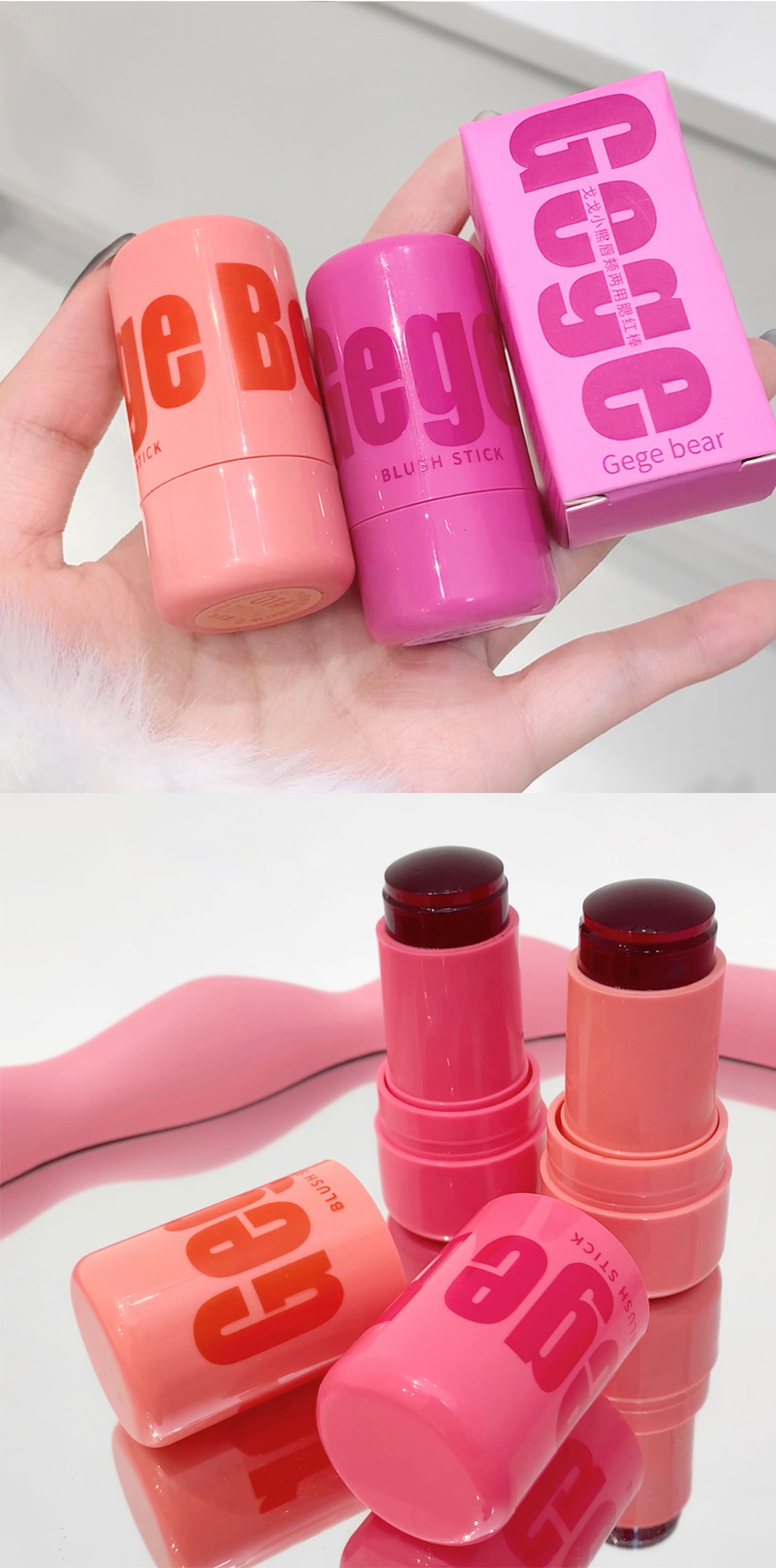 Color Change Lip and Cheek Blush Stick