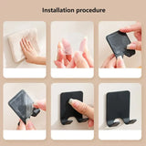 Bathroom Razor Holder Rack - Punch-Free Storage Hook