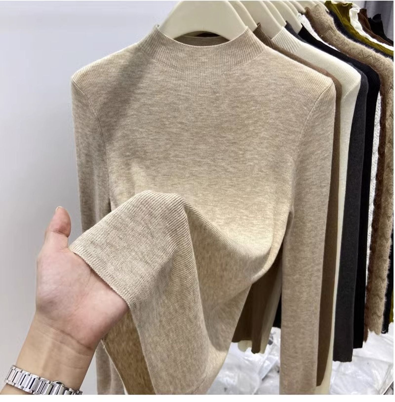 Women’s Solid Slim Turtleneck Sweater - Autumn/Winter