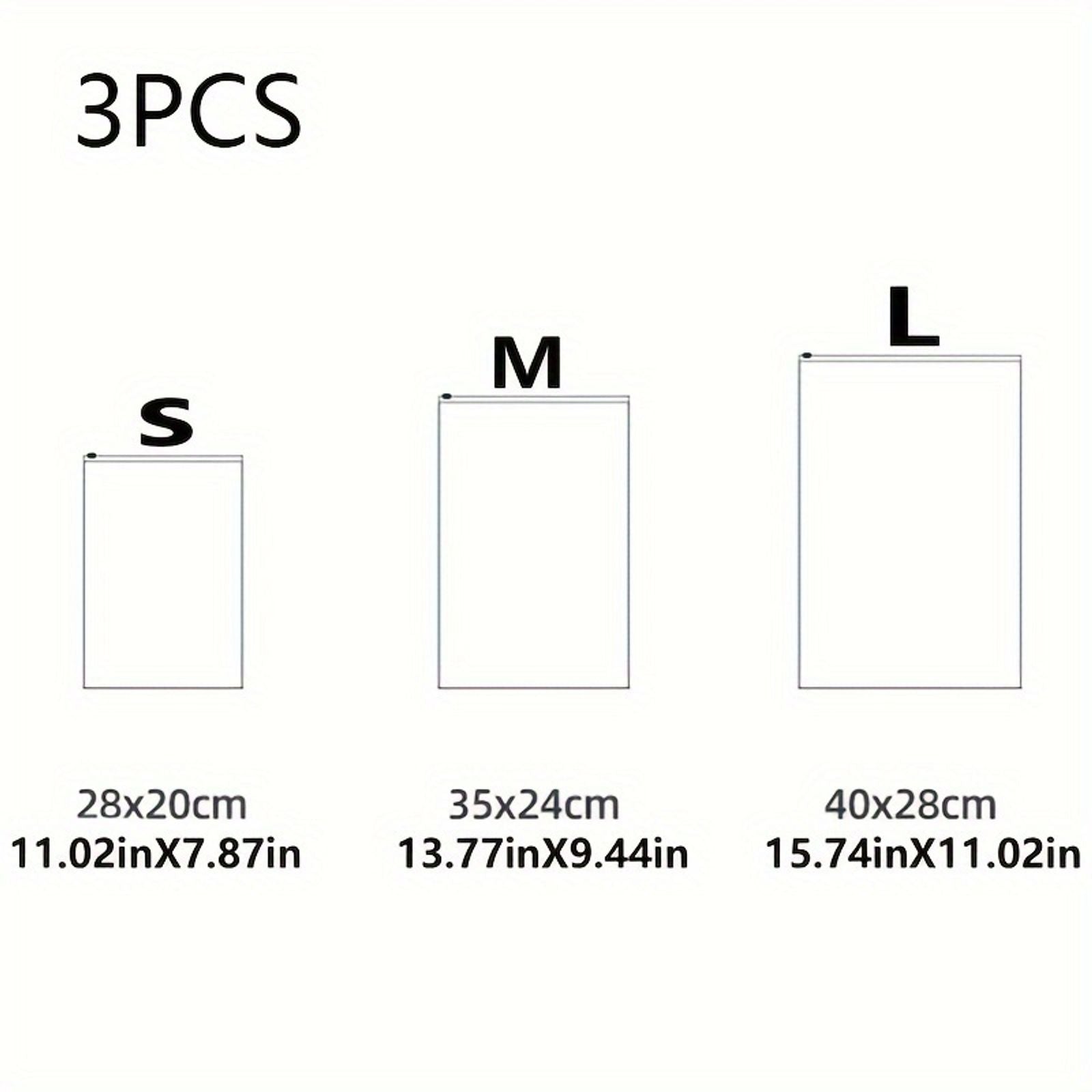 5pcs Printed Travel Storage Bags, Waterproof Clothes Organizer