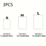 5pcs Printed Travel Storage Bags, Waterproof Clothes Organizer