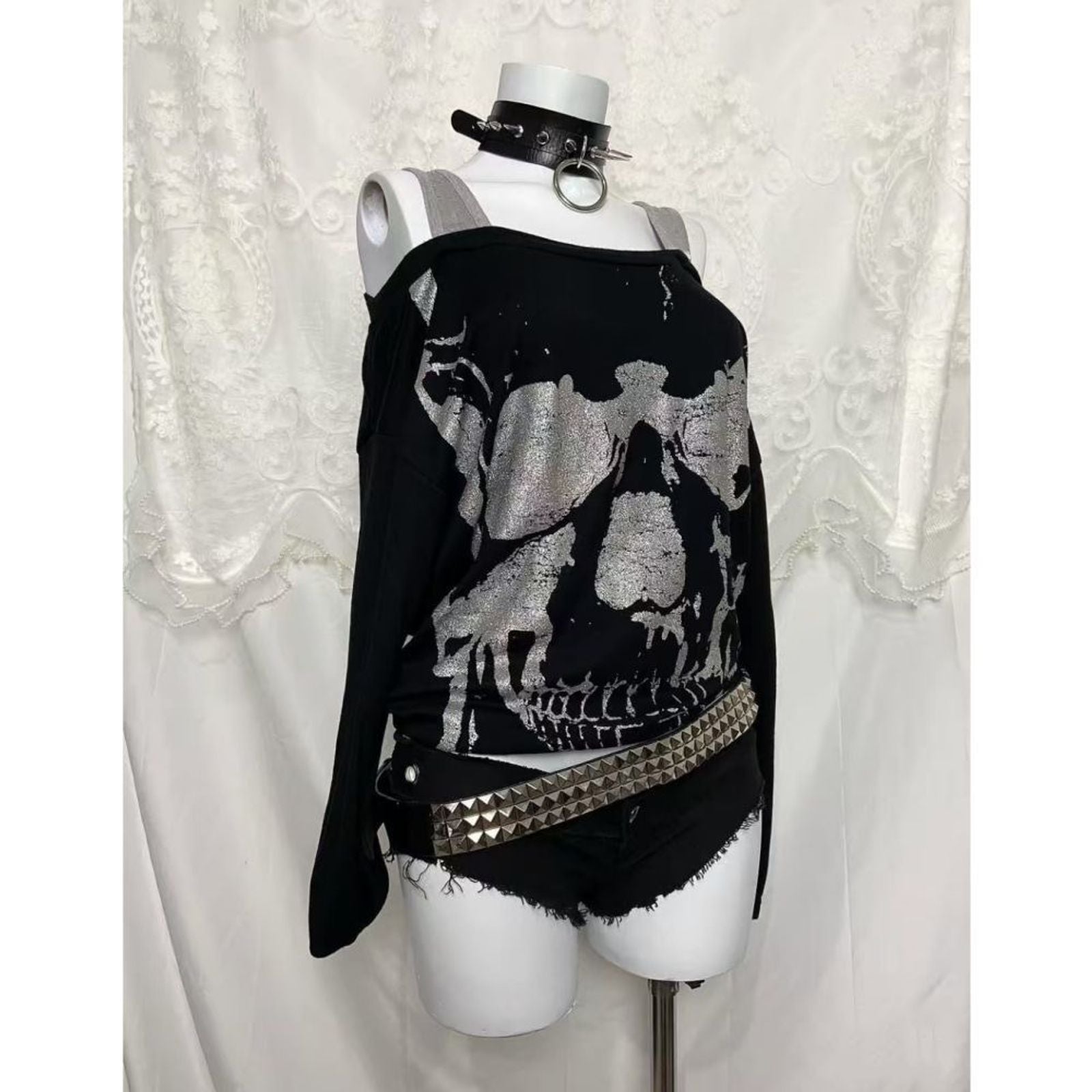 Women's Summer V-neck Tunic T-shirt - Pink Print Crop Top