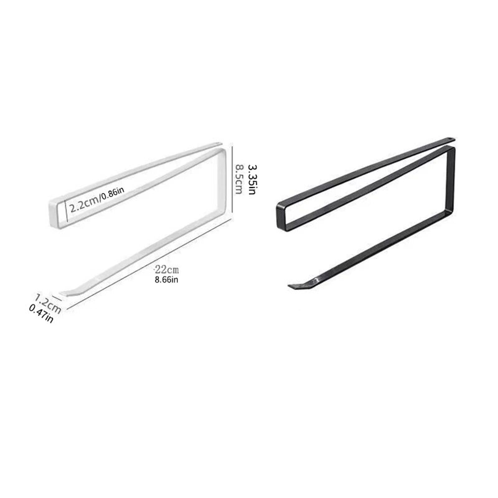 Wall-Mounted Paper Roll and Towel Holder