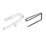 Wall-Mounted Paper Roll and Towel Holder