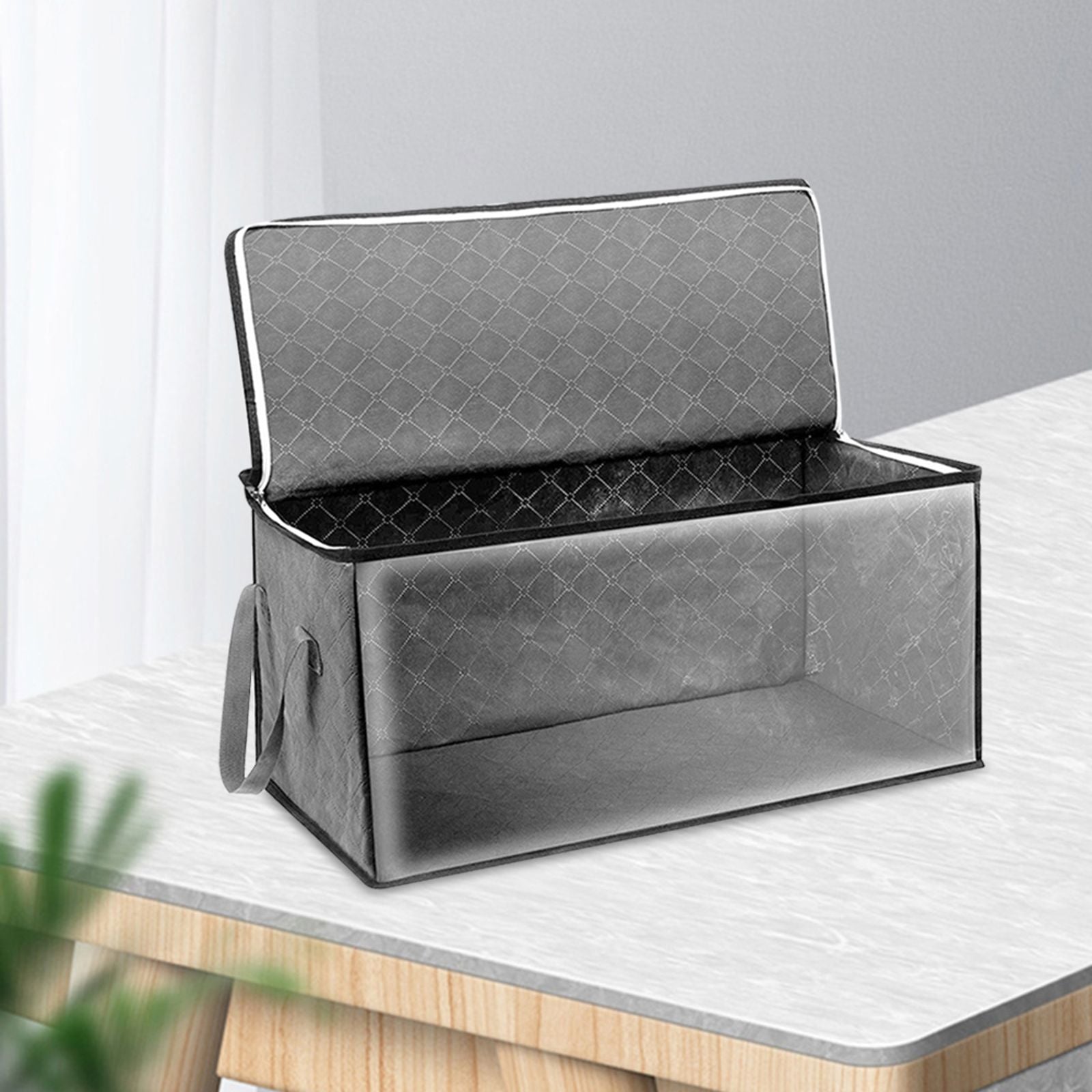 Large Capacity Foldable Clothes Storage Bag with Lids