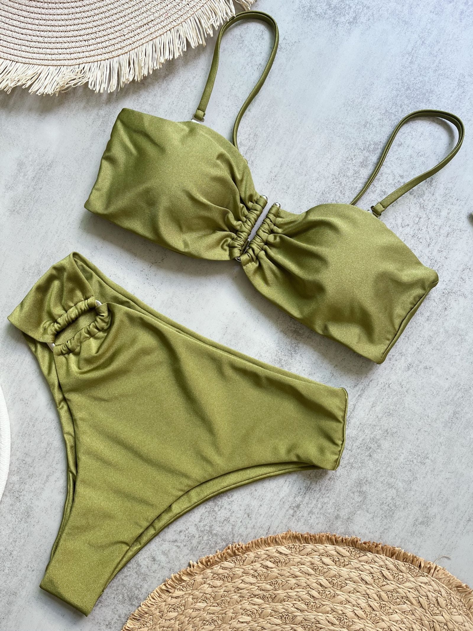 Bandeau Push Up Bikini Set for Women