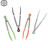 Silicone BBQ Grilling Tongs - Non-Stick Kitchen Tools