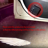 2Pcs Car Angel Wings Wireless Door Welcome Light Projector