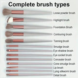 Professional Makeup Brush Set - Soft Cosmetic Brushes