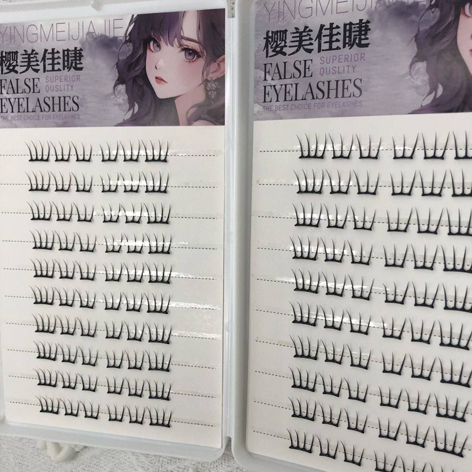 Korean Style Glue-Free Natural Long False Eyelash Extensions