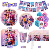 Demon Hunters Birthday Decoration Set for Girls