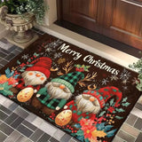 Merry Christmas Absorbent Door Mat