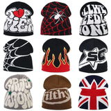 Y2K Knitted Winter Beanie for Men and Women