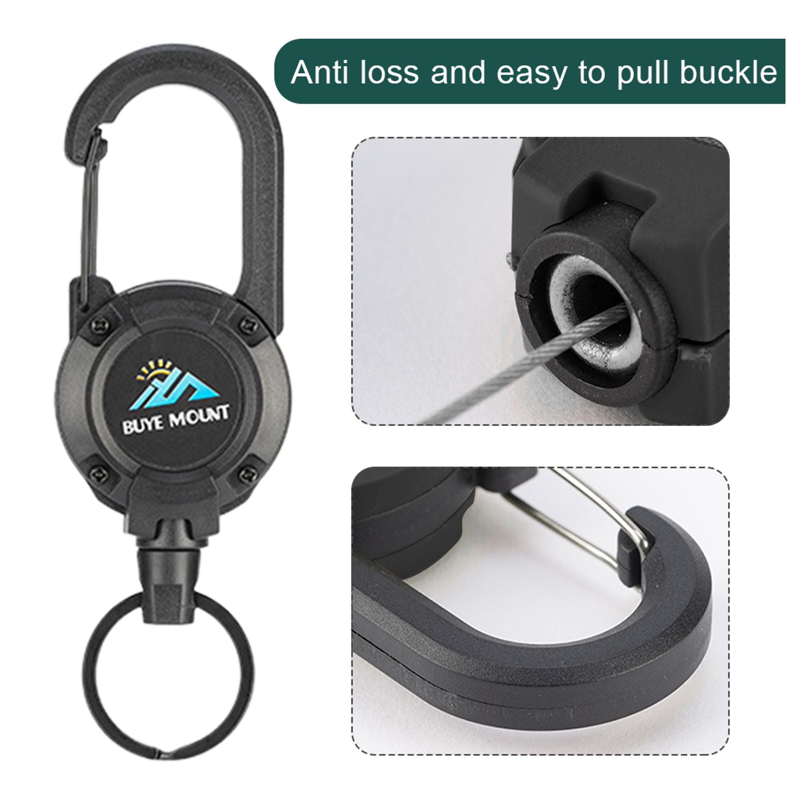 24 Inch Outdoor Wire Rope Keychain - Anti-Theft and Tactical