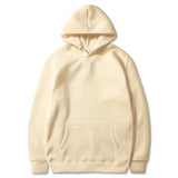 Men's and Women's Hooded Solid Color Sweatshirt