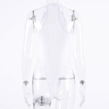 Sexy High Street Neon Bodysuit for Summer Parties