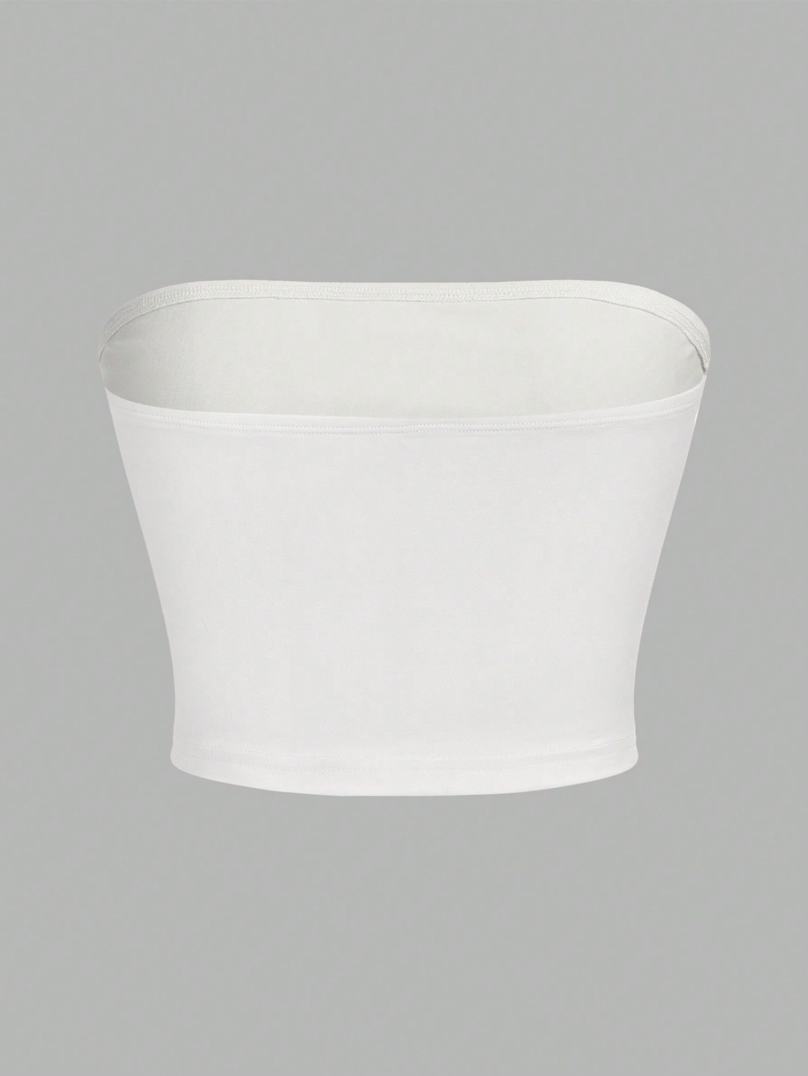 Women's Strapless Crop Top with Wrapped Chest