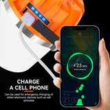 500W Rechargeable LED Camping Lantern with Power Display