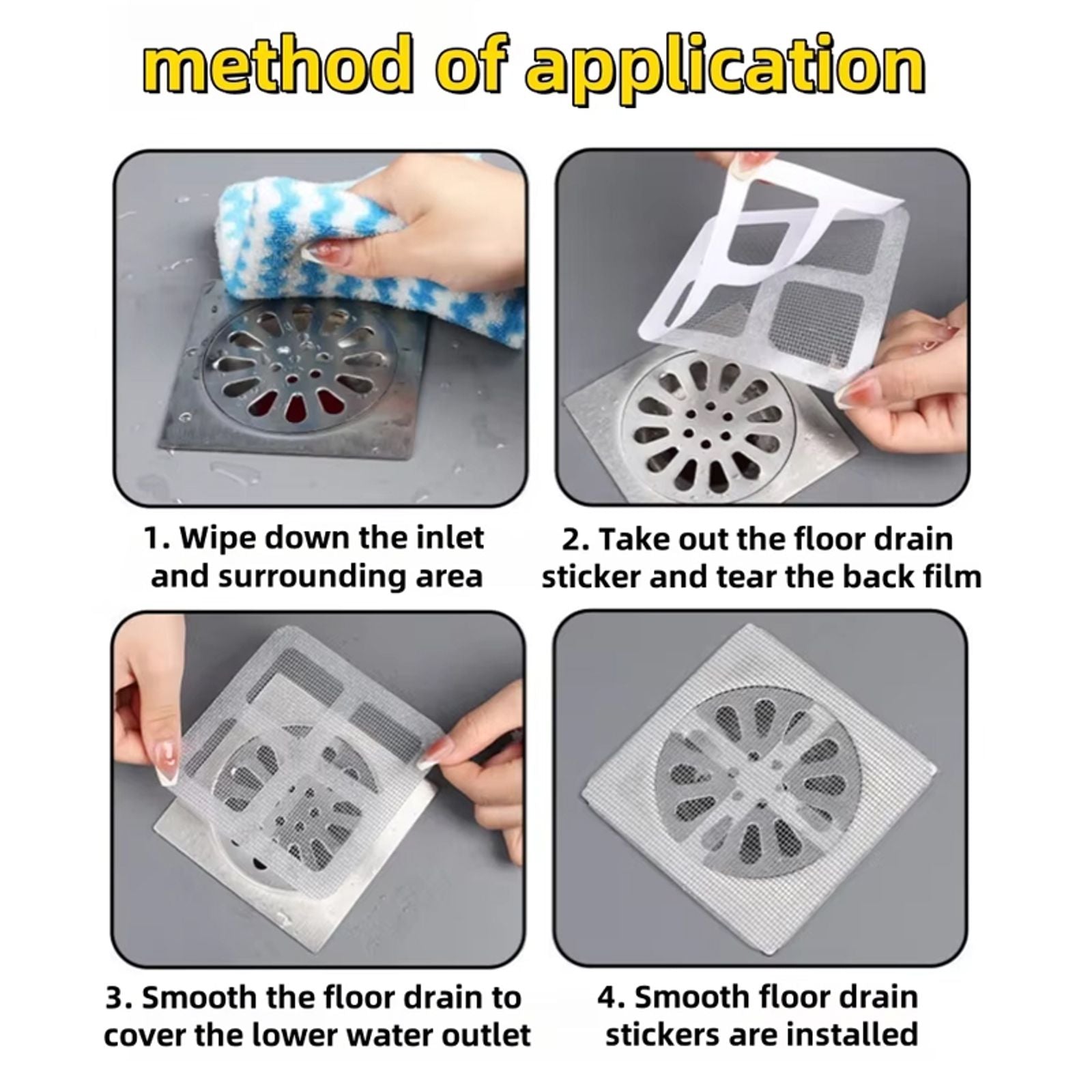 Disposable Shower Hair Catchers - 6-40 pcs