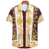 Unisex 2025 Breathable Hawaiian Baroque Print Shirt