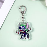 Disney Stitch Nightmare Before Christmas Acrylic Keychain