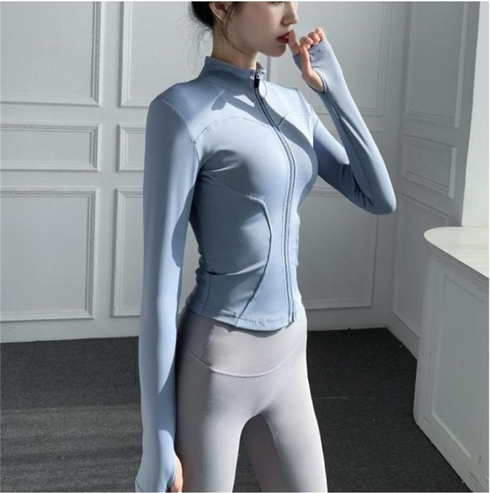 Women's Long Sleeve Sport Jacket for Gym & Casual Wear