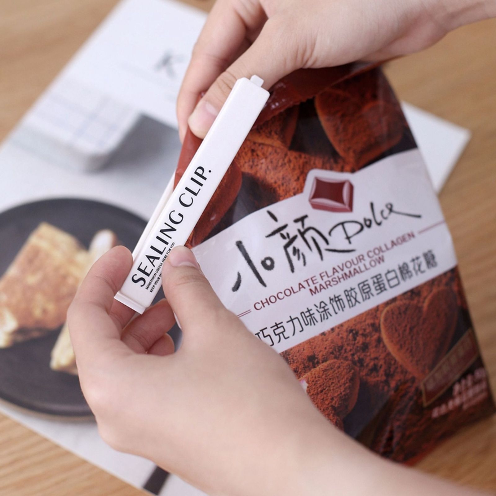 10Pcs Portable Kitchen Food Sealing Bag Clips