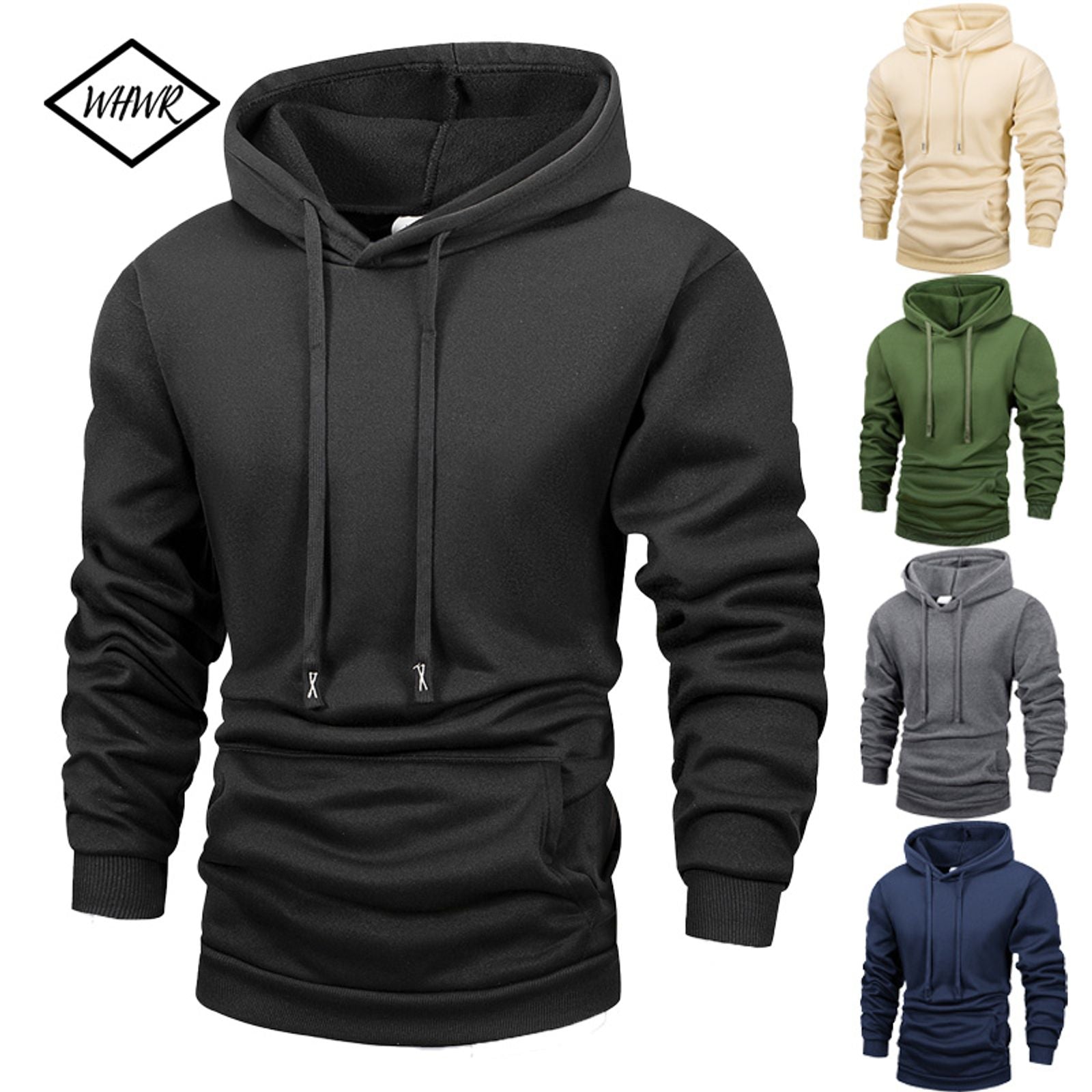Men's and Women's Oversized Fleece Hoodies in Multiple Colors