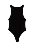 Summer Solid Sexy Bodycon Bodysuit for Women
