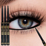 3PCS Long-Lasting Waterproof Black Eyeliner Pencil