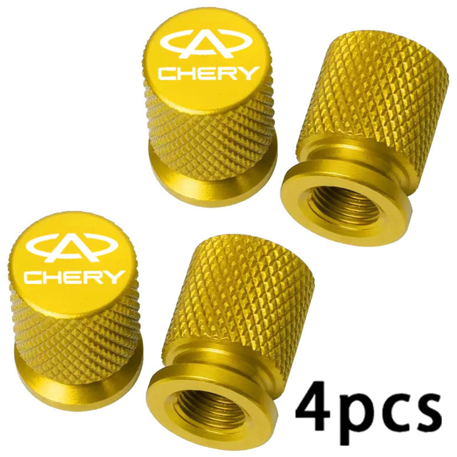 4PCS Colorful Tire Valve Caps for CHERY Vehicles