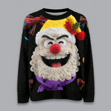 Ugly Christmas Sweater for Women - Warm Knit Crew Neck