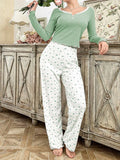 Women's Long Sleeve Autumn Winter Pajama Set