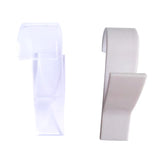 White Clear Hanger Clips for Towels and Scarves