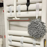 Heated Bathroom Towel Holder Rack with Hooks