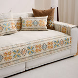 Bohemian Jacquard Chenille Sofa Cover for All Seasons