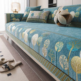 Boho Full Moon Tree Jacquard Chenille Sofa Cover