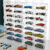 Acrylic Car Display Box 1:64 for Hot Wheels - 8 Grid Rack