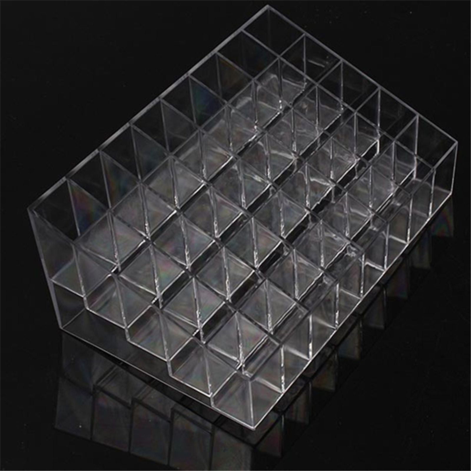 Clear Lipstick Stand Case Makeup Organizer