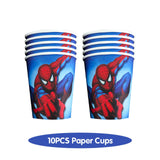 Spiderman Birthday Tableware Set for Kids