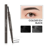 2 in 1 Waterproof Eyebrow Pencil - Long Lasting & Easy to Use