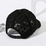 Stylish Lace Baseball Cap - Breathable Snapback Hat for Adults