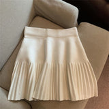 Korean Sweet Pleated Mini Skirt for Women
