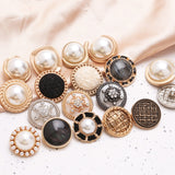 10 Circular Plastic Buttons for Women's Clothing Decoration