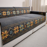Bohemian Jacquard Chenille Sofa Cover for All Seasons