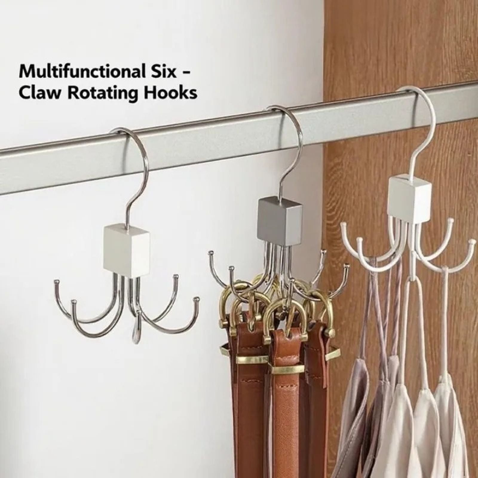 360 Rotating Storage Hanger Hook for Closet Organization