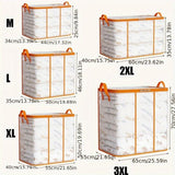 Transparent Plastic Storage Bag for Blankets and Bedding