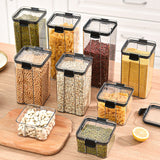 Large Plastic Sealed Jars for Grain and Seasoning Storage