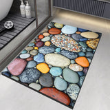 Stone Design Diatomite Bath Mat - Non-Slip & Quick Dry